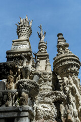 Hauterives, le Palais idéal du Facteur Cheval, Drôme, Auvergne-Rhone-Alpes, France