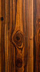 Top view of a Siamese rosewood wooden pattern, featuring rich, natural grain and a prominent knot, ideal for interior work such as tabletops and decorative surfaces and furniture.
