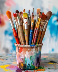 Fototapeta premium Planner organizing an art festival with community engagement goals, Art Planning Goals, Festival design