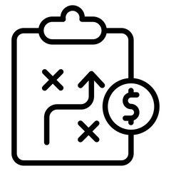 Business plan icon symbol