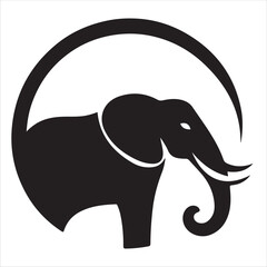Premium Quality Elephant Silhouette Vector 