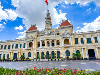Naklejka premium Ho Chi Minh City People's Committee in Saigon, Vietnam