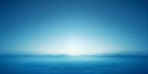 Obraz premium Smooth gradient transitioning from navy blue to sky blue, providing a calm and professional look, perfect for corporate products or tech gadgets