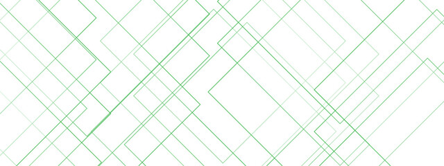Abstract Green Stripes with layers of Geometric squares. Green Geometric squares with lines. futuristic architecture concept for dynamic websites, poster,booklet .