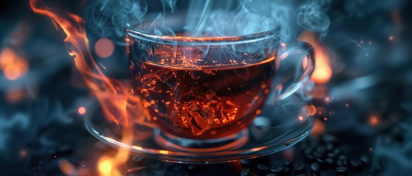 An innovative cafe offers mystical teas and coffees that undergo dramatic