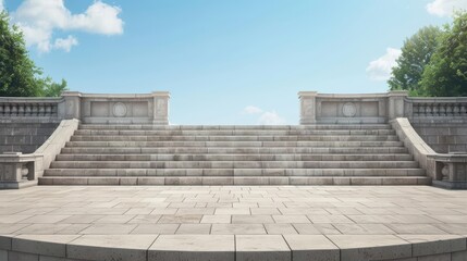 An openair amphitheater provides a stunning backdrop for live performances and theatrical productions with copy space