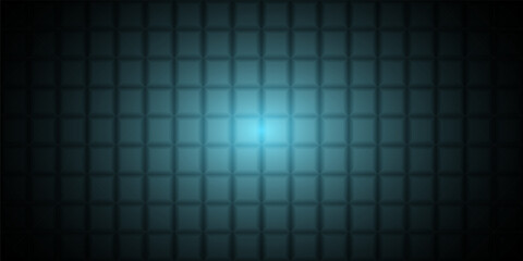 modern background design square pattern with blue light in the middle