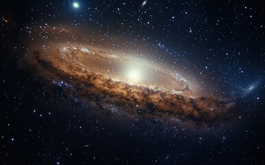 Fototapeta premium Spiral Galaxy in Deep Space