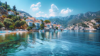 Greek harbor