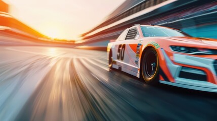 The speedway welcomes racing enthusiasts for highspeed events, featuring powerful cars and skilled drivers with copy space
