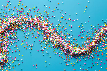 Sprinkles on Solid Backgrounds.
Colorful Sprinkles Scattered on Various Solid Backgrounds: A Celebration of Baking, Fun, and Festive Joy.