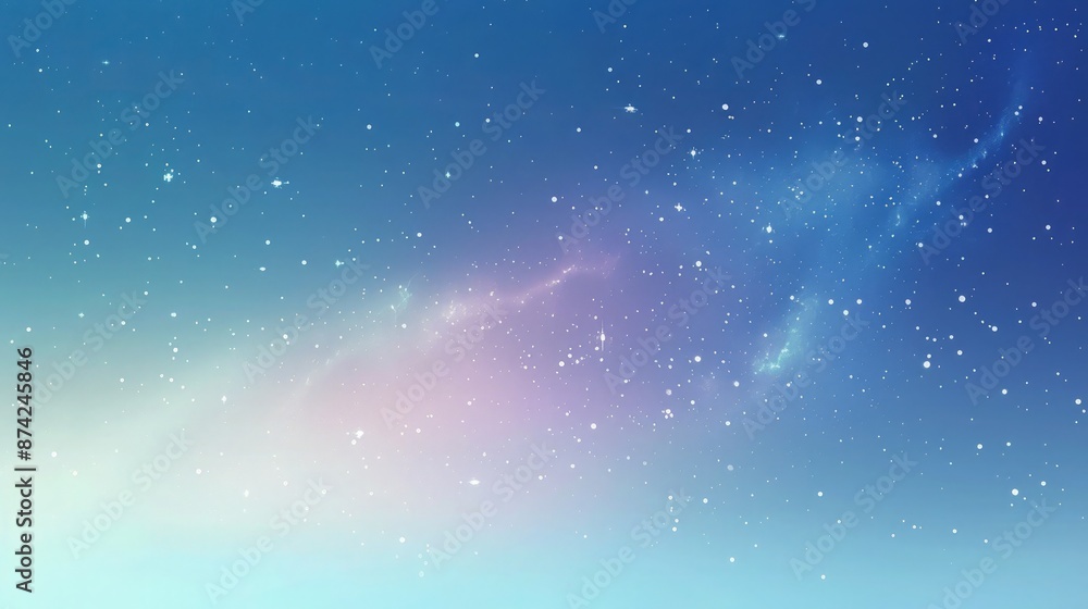 Wall mural an outer space-themed background featuring a cosmic gradient from midnight blue to space violet, spe