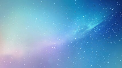 An outer space-themed background featuring a cosmic gradient from midnight blue to space violet, speckled with stars, against a pastel blue backdrop. Perfect for an astronomical display.