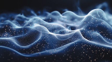 Design stunning abstract textures merging smoke with parabola curve stock graphs for a modern aesthetic.