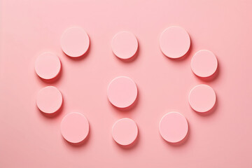 pills background generative ai