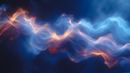 Fototapeta premium Abstract fiery background with glowing lines evokes energy and heat