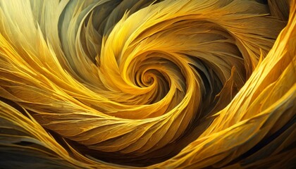 abstract yellow color vortex background and wallpaper