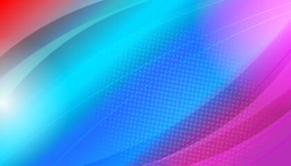 Wavy shapes background gradient style