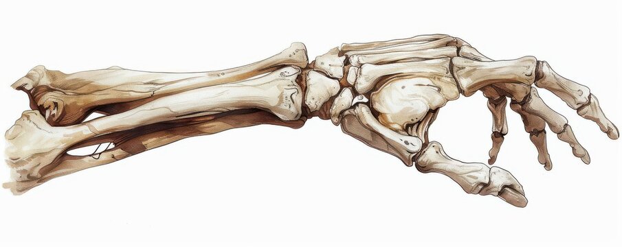 an eerie skeleton hand decor holding a prank item, halloween mischief, unsettling and intricate, digital painting, isolated on white background