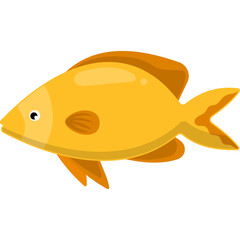 Fish Flat Illustration