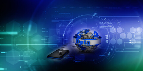 3d rendering mobile data transfer
