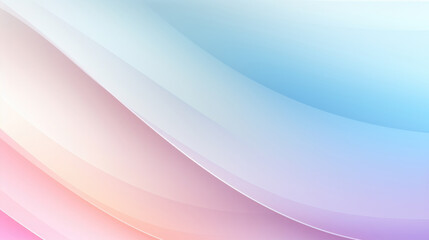 Abstract wavy soft gradient pastel background in glassmorphism style