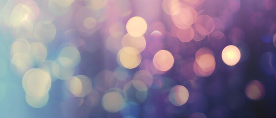 Fototapeta premium Enchanting Bokeh Light Background with Soft Pastel Colors