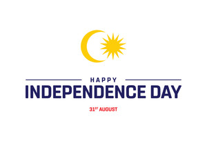 Independence Day of Malaysia, I love Malaysia, Independence Day, Malaysia, Happy Independence Day, National Day, Freedom, 31st August, Editable, Malaysia Independence Day, Vector, Flag, Icon, Design