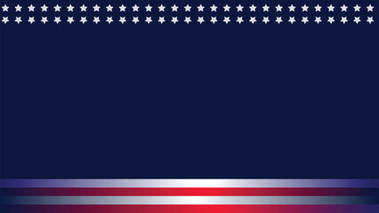 united states national flag isolated for memorial day