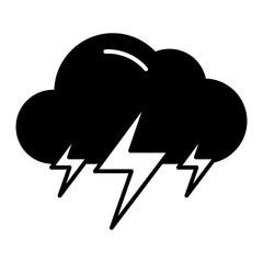 Brainstorm icon. black fill icon