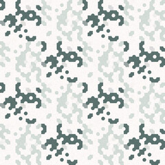 Simple glitch geometric seamless abstract pattern with playful woven summer color. Bright whimsical gender neutral bold irregular shape textile Cotton effect background. 