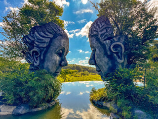 Clay Tunnel sculptures in Dalat, Vietnam