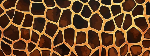 Obraz premium Giraffe skin texture background.