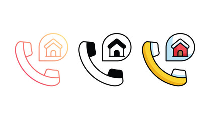 Contract icon design with white background stock illustration