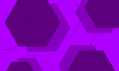 abstract purple hexagon background