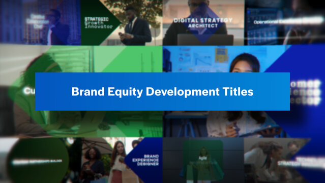 Brand Equity Development Titles | 10 Motion Titles with Control Panels