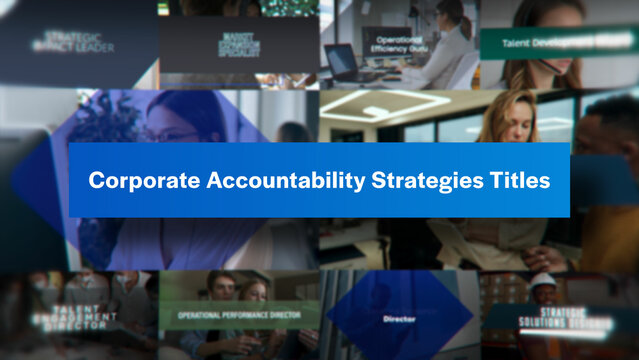 Corporate Accountability Strategies Titles | 10 Motion Titles with Control Panels