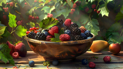 berries in a basket