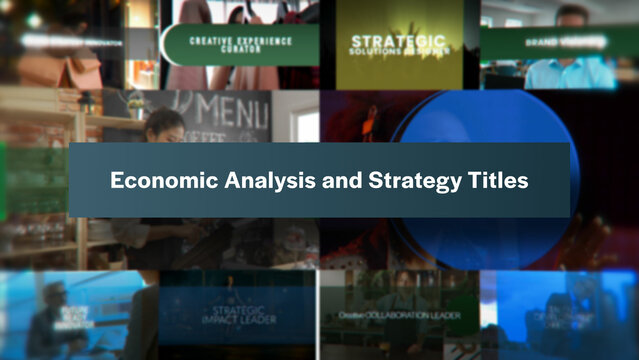 Economic Analysis and Strategy Titles | 10 Motion Titles with Control Panels