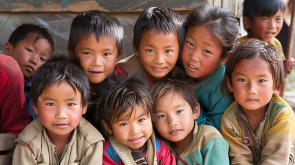 Radiant Smiles: The Beauty of Childhood Across Cultures
