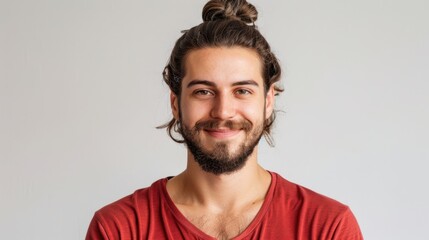 Obraz premium The man with a bun