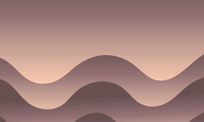 Elegant Abstract Brown Gradient Background wave pattern 