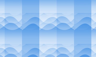 Soothing Blue Waves Pattern: An Optical Illusion of Serene Ocean Undulations in a Calming Color Palette
