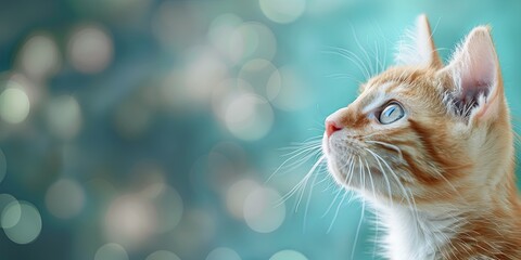 Design of Greeting Cards and Banners for Social Media and Educational Purposes for National Rescue Cat Day Background