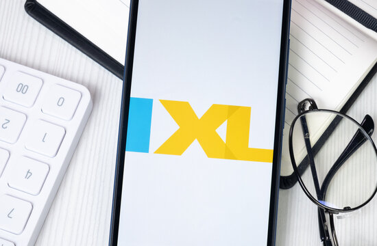 New York, USA - 30 June 2024: IXL Logo or Icon on Phone Screen