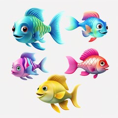 set of fish