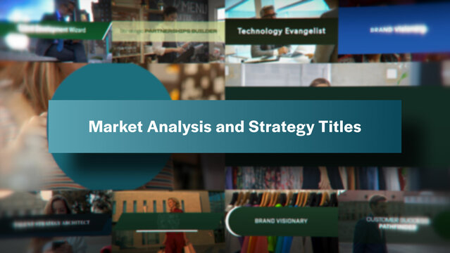 Market Analysis and Strategy Titles | 10 Motion Titles with Control Panels