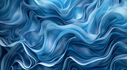 Obraz premium Abstract background with blue waves