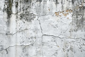 Obraz premium Texture of old white concrete wall for background concrete wall concrete wall