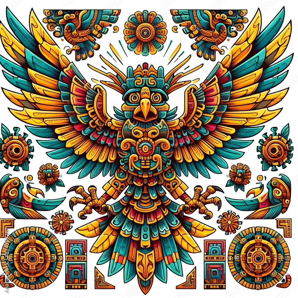 Wall mural gate of fortune sib eagle